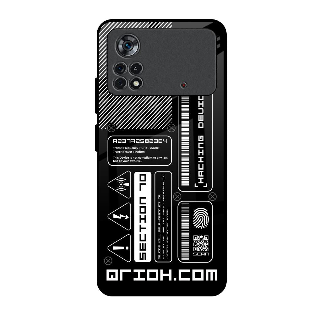 Futuristic Art Poco X4 Pro 5G Glass Back Cover Online