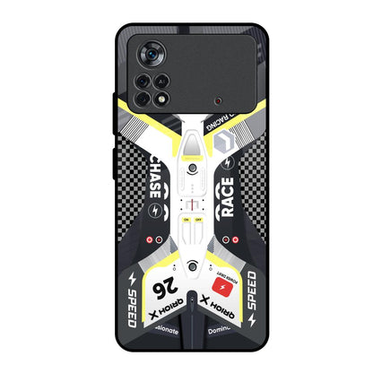 Car Enthusiast Poco X4 Pro 5G Glass Back Cover Online