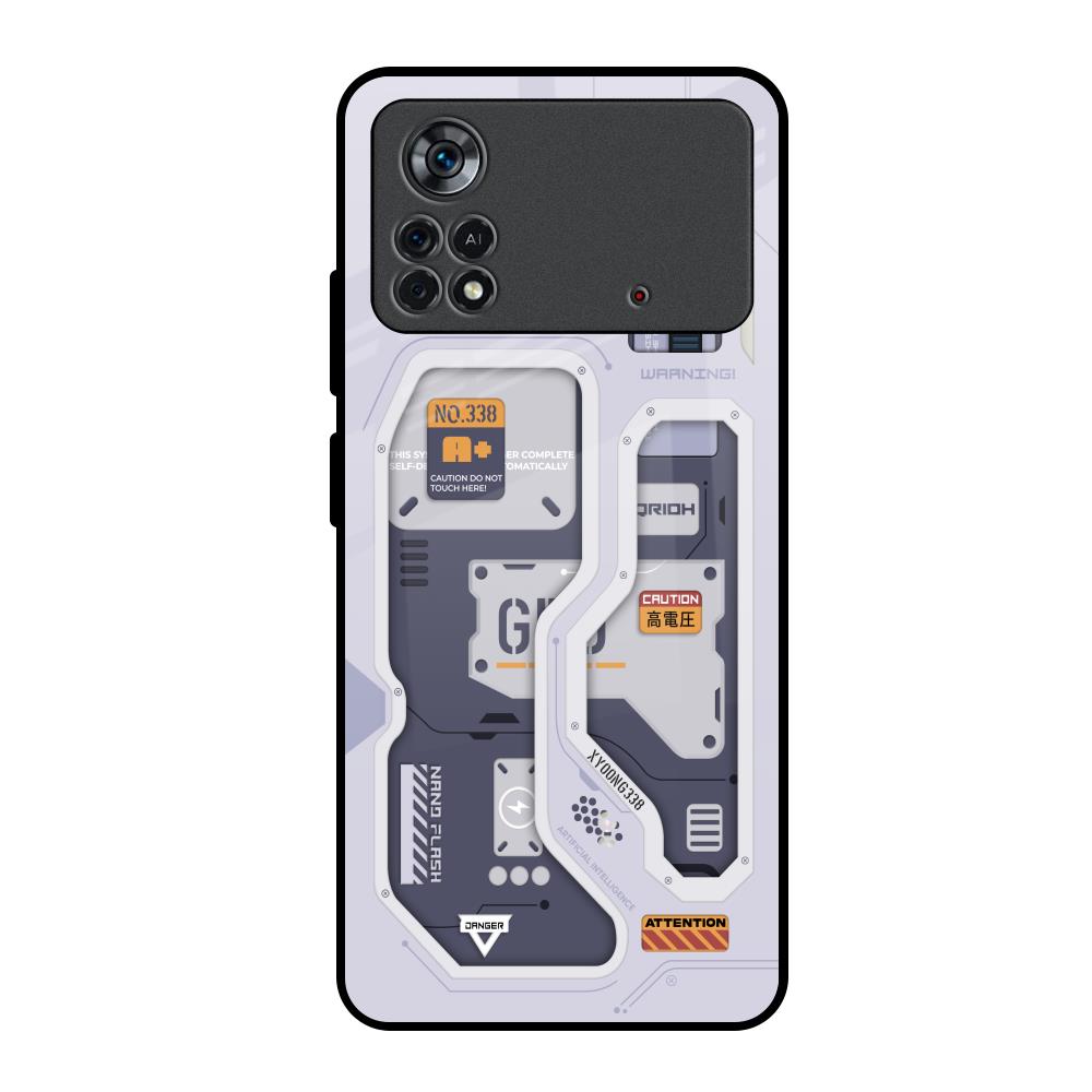 Tech Savvy Poco X4 Pro 5G Glass Back Cover Online