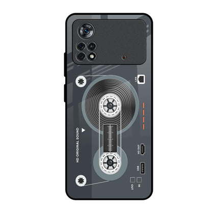 Retro Recorder Poco X4 Pro 5G Glass Back Cover Online
