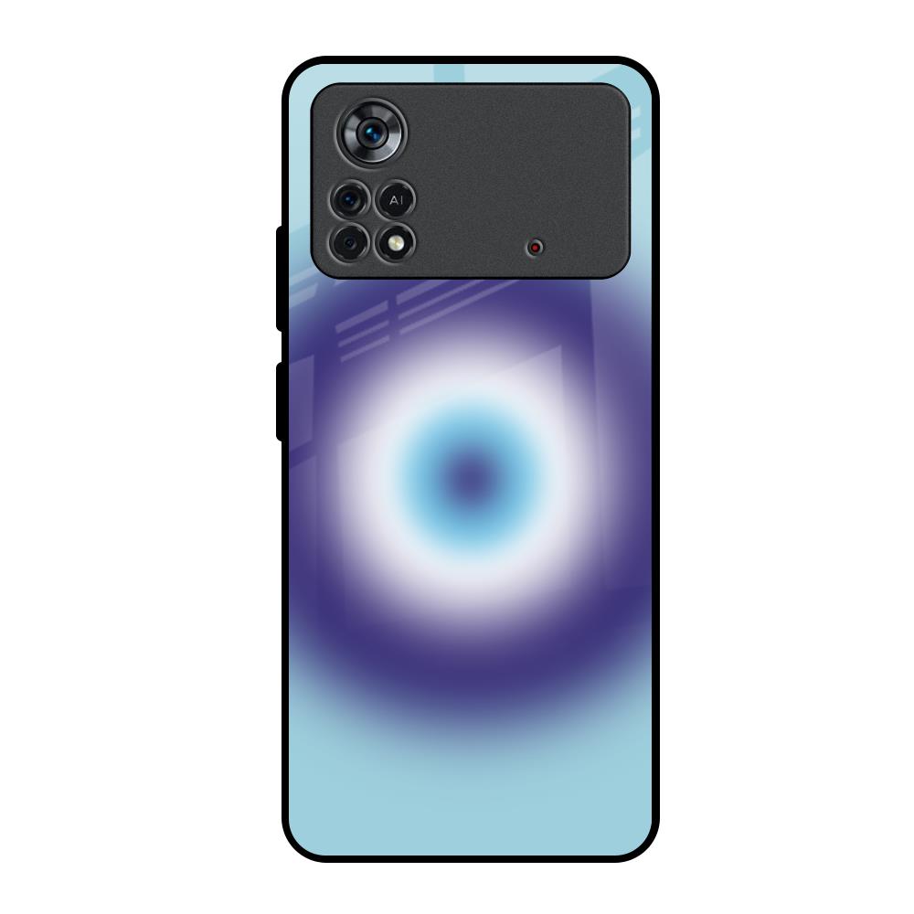 Evil Eye Art Poco X4 Pro 5G Glass Back Cover Online