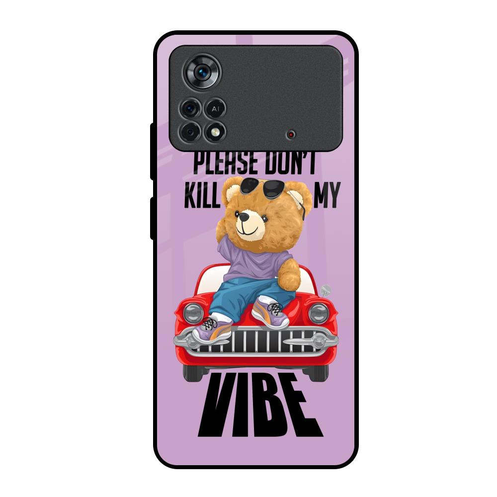 Don't Kill My Vibe Poco X4 Pro 5G Glass Back Cover Online