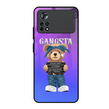 Gangsta Bear Poco X4 Pro 5G Glass Back Cover Online