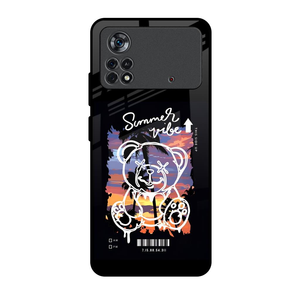 Summer Vibe Poco X4 Pro 5G Glass Back Cover Online