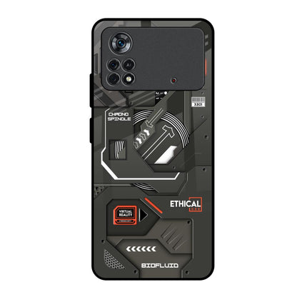 Tech Aesthetics Poco X4 Pro 5G Glass Back Cover Online