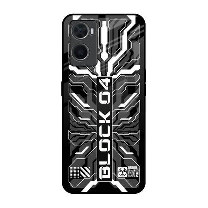 Monochrome Magic Oppo A76 Glass Back Cover Online