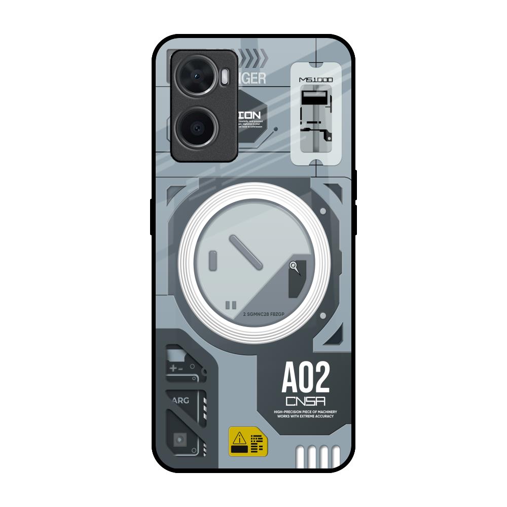 Modern Technology Oppo A76 Glass Back Cover Online