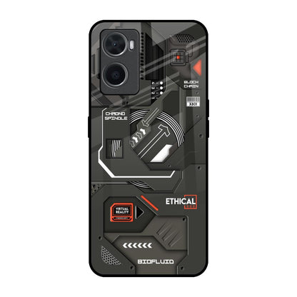 Tech Aesthetics Oppo A76 Glass Back Cover Online