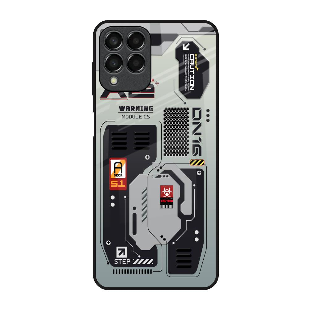 Techno Vibes Samsung Galaxy M33 5G Glass Back Cover Online