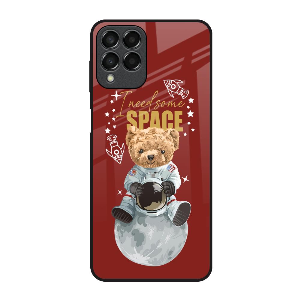 Astronaut Bear Samsung Galaxy M33 5G Glass Back Cover Online