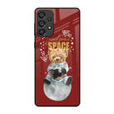 Astronaut Bear Samsung Galaxy A73 5G Glass Back Cover Online