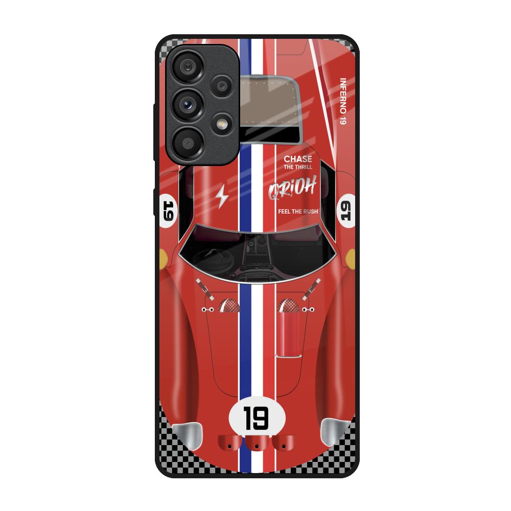 Racing Vintage Samsung Galaxy A33 5G Glass Back Cover Online