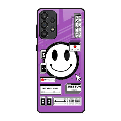 Code with Smile Samsung Galaxy A33 5G Glass Back Cover Online
