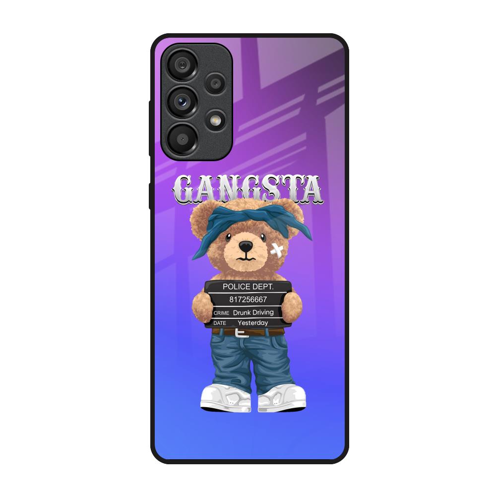 Gangsta Bear Samsung Galaxy A33 5G Glass Back Cover Online