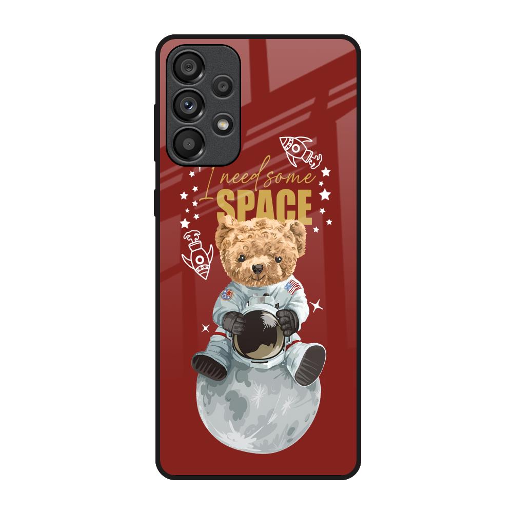 Astronaut Bear Samsung Galaxy A33 5G Glass Back Cover Online