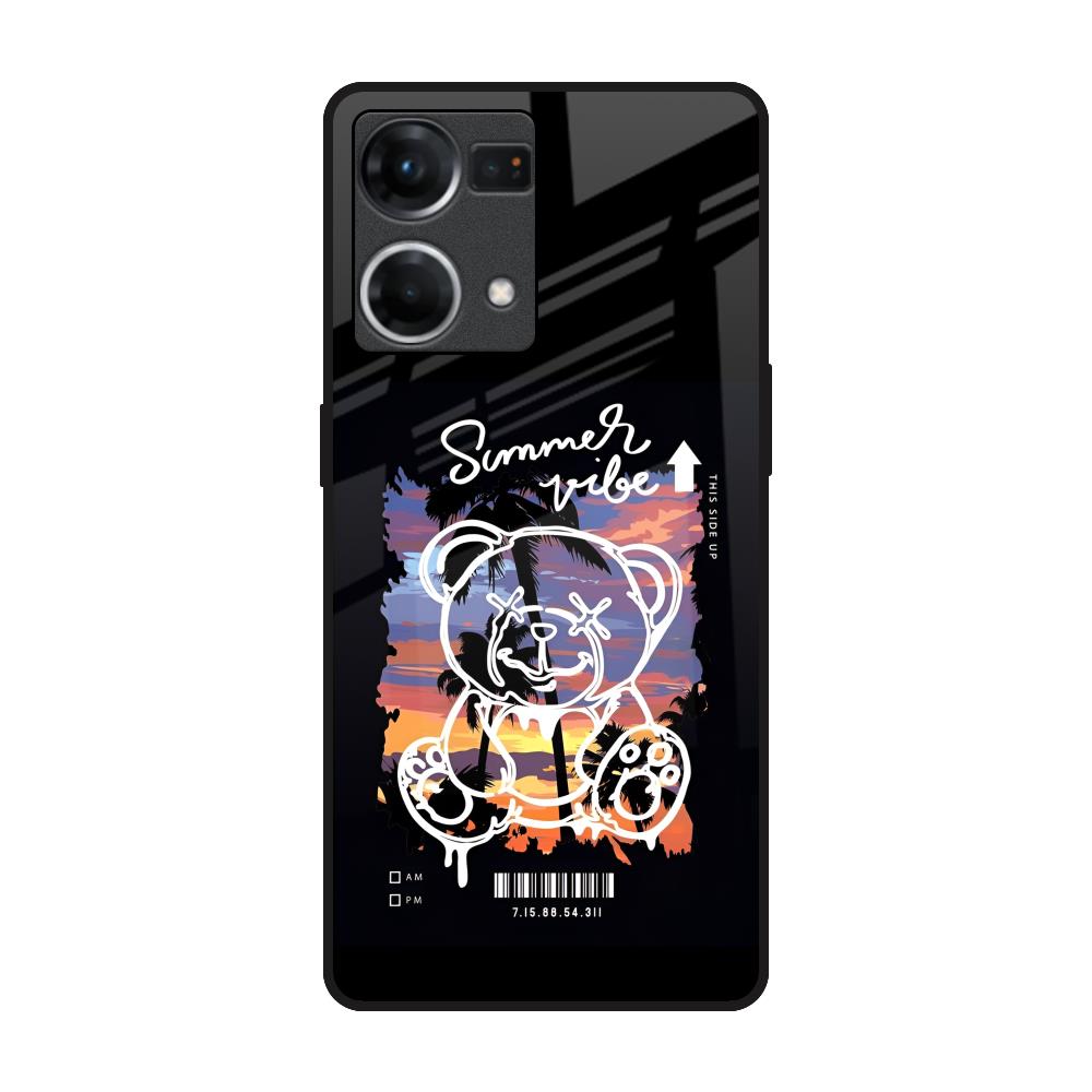 Summer Vibe OPPO F21 Pro Glass Back Cover Online