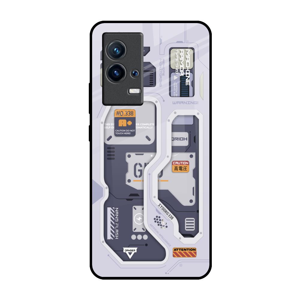 Tech Savvy IQOO 9 5G Glass Back Cover Online