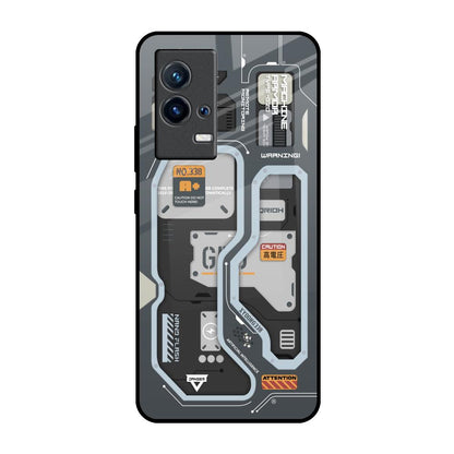 Retro Futuristic IQOO 9 5G Glass Back Cover Online