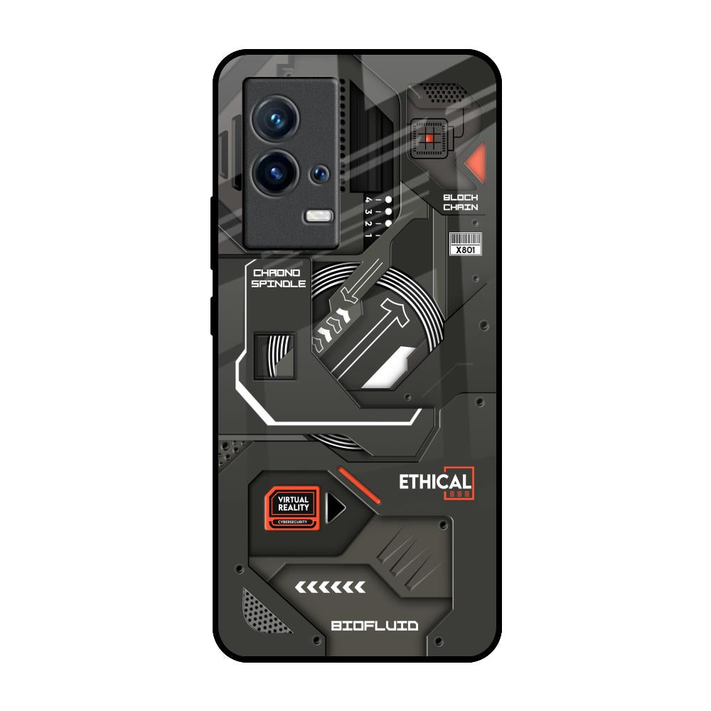 Tech Aesthetics IQOO 9 5G Glass Back Cover Online
