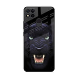 Angry Black Leopard Redmi 10A Glass Back Cover Online
