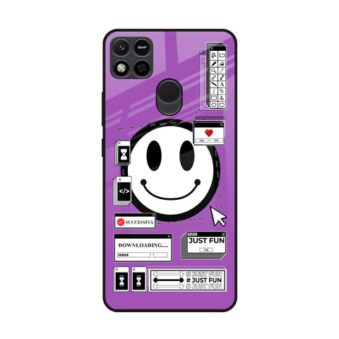 Code with Smile Redmi 10A Glass Back Cover Online