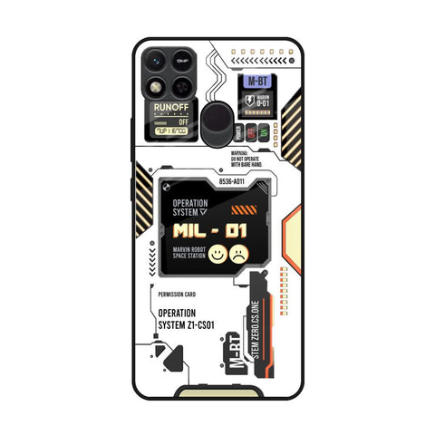 Tech Display Redmi 10A Glass Back Cover Online