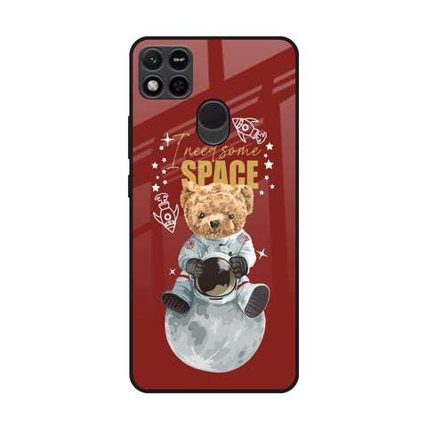Astronaut Bear Redmi 10A Glass Back Cover Online