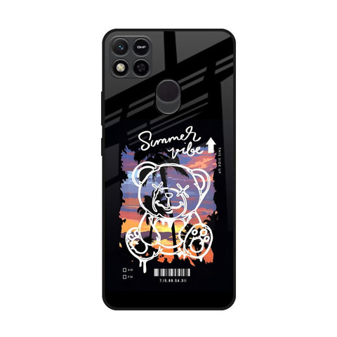 Summer Vibe Redmi 10A Glass Back Cover Online