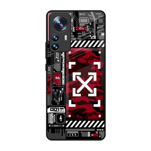 Technology Art Mi 12 Pro 5G Glass Back Cover Online