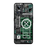 Green Camo Circuit Realme GT Neo 3 Glass Back Cover Online