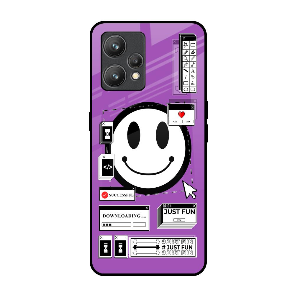 Code with Smile Realme 9 Glass Back Cover Online