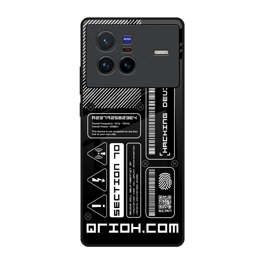 Futuristic Art Vivo X80 5G Glass Back Cover Online