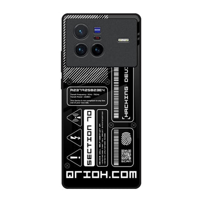 Futuristic Art Vivo X80 5G Glass Back Cover Online