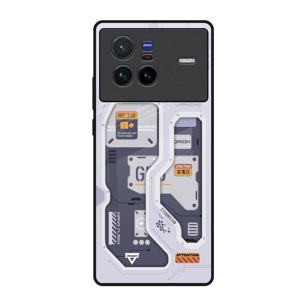 Tech Savvy Vivo X80 5G Glass Back Cover Online