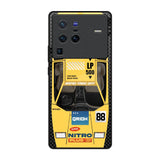 Yellow Racing Car Vivo X80 Pro 5G Glass Back Cover Online