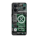 Green Camo Circuit OPPO F21 Pro 5G Glass Back Cover Online
