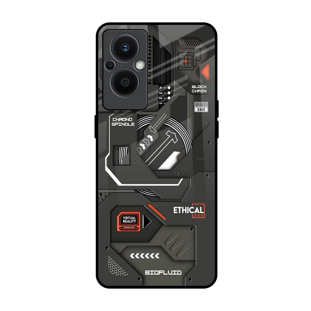 Tech Aesthetics OPPO F21 Pro 5G Glass Back Cover Online