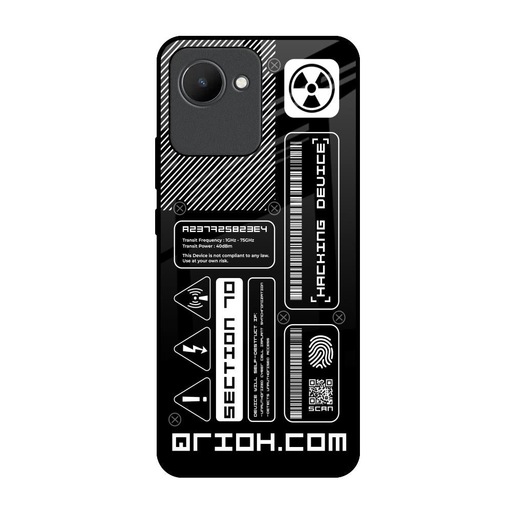 Futuristic Art Realme C30 Glass Back Cover Online