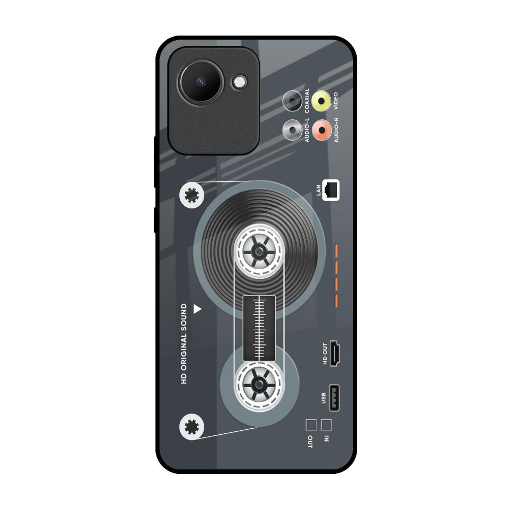 Retro Recorder Realme C30 Glass Back Cover Online