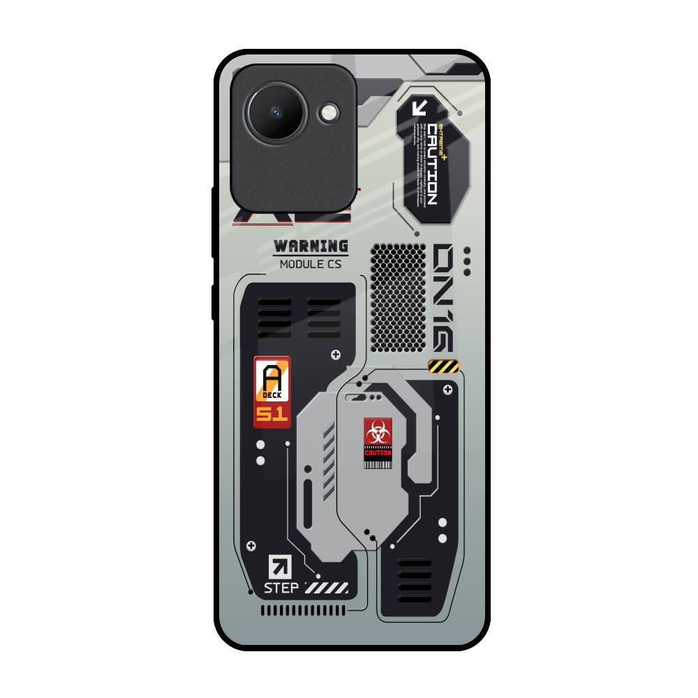 Techno Vibes Realme C30 Glass Back Cover Online