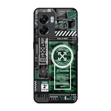 Green Camo Circuit Oppo K10 5G Glass Back Cover Online