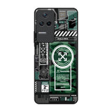Green Camo Circuit Poco F4 5G Glass Back Cover Online