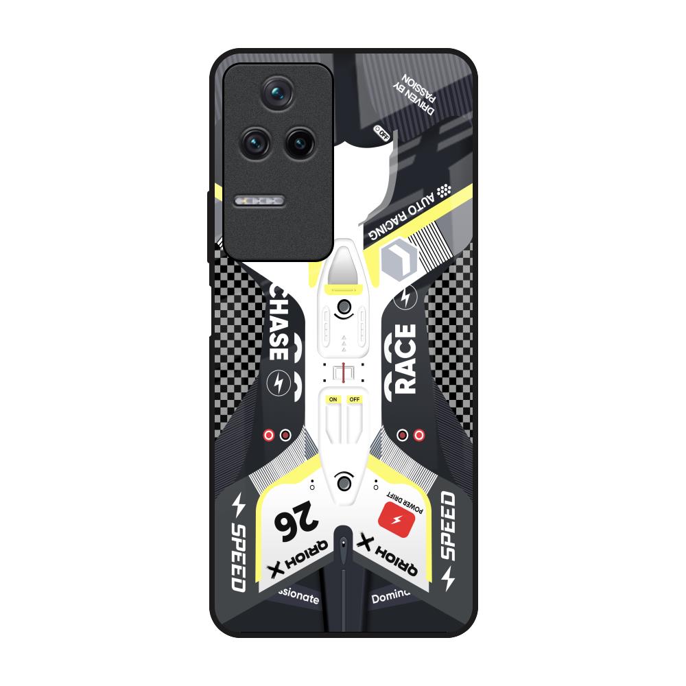 Car Enthusiast Poco F4 5G Glass Back Cover Online