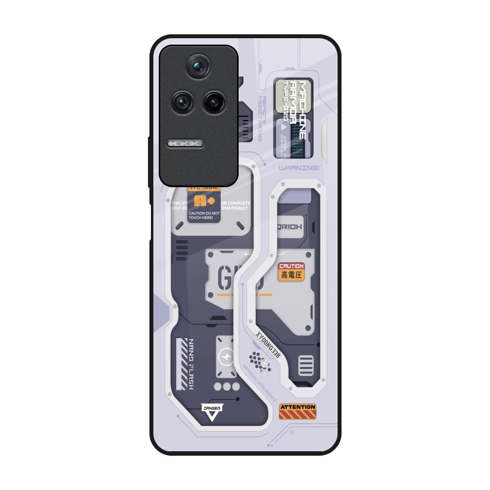 Tech Savvy Poco F4 5G Glass Back Cover Online