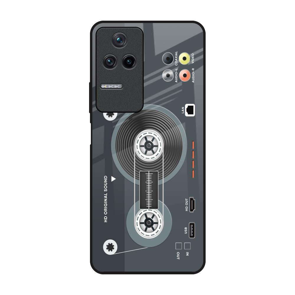Retro Recorder Poco F4 5G Glass Back Cover Online