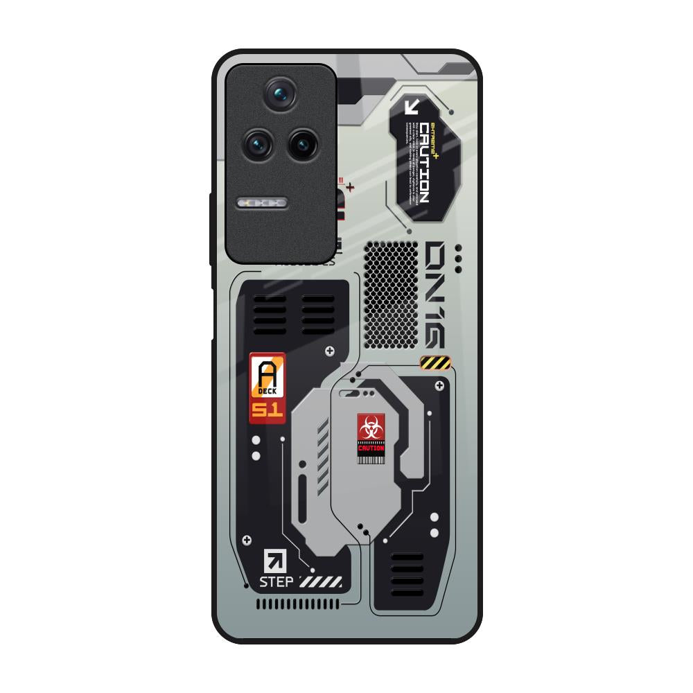 Techno Vibes Poco F4 5G Glass Back Cover Online