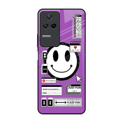 Code with Smile Poco F4 5G Glass Back Cover Online