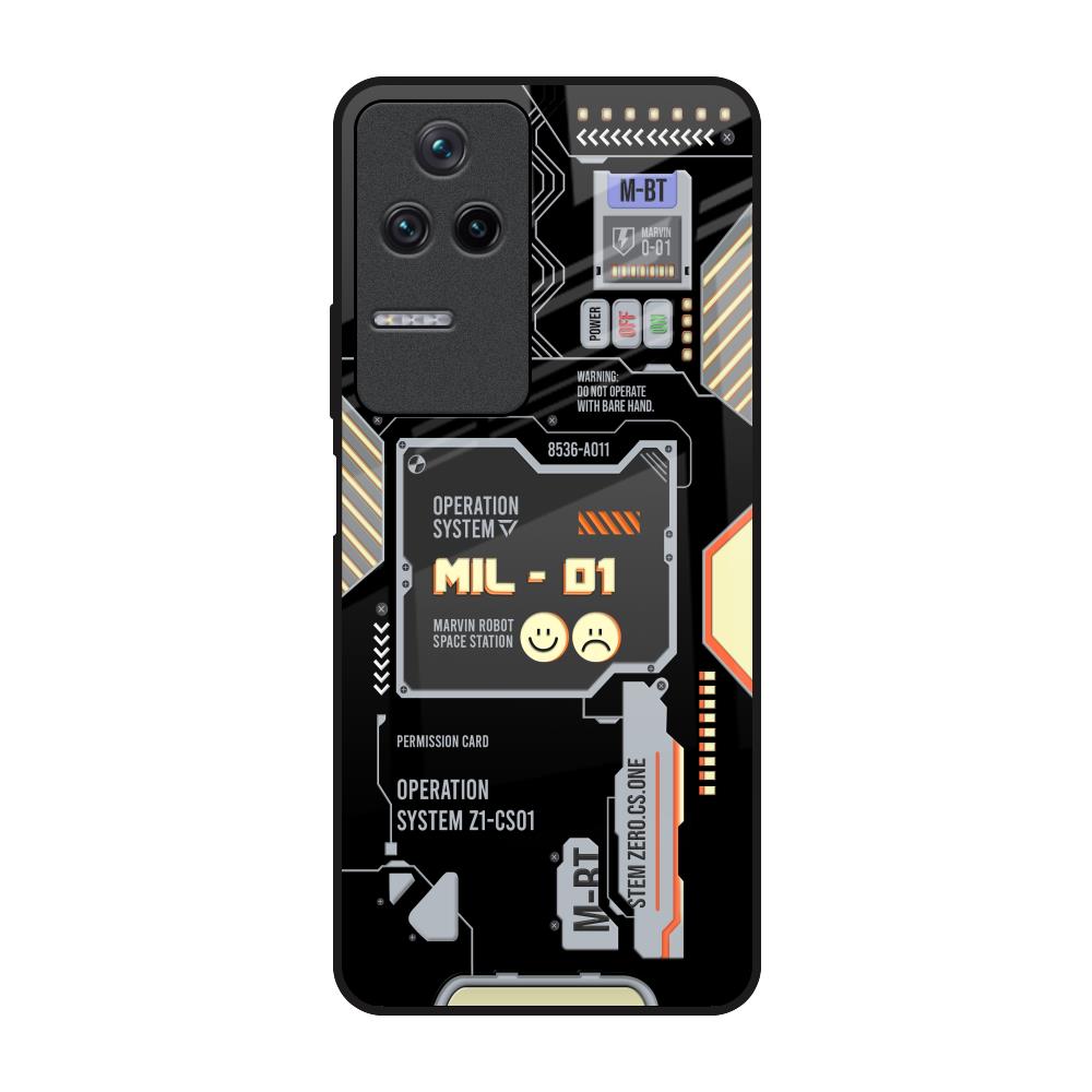 Exposed Parts Poco F4 5G Glass Back Cover Online