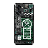Green Camo Circuit OnePlus Nord 2T 5G Glass Back Cover Online