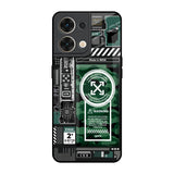 Green Camo Circuit Oppo Reno8 5G Glass Back Cover Online